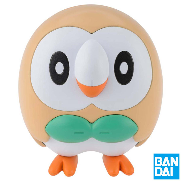 Bandai Pokemon Rowlet 10 Quick Plastic Model Kit